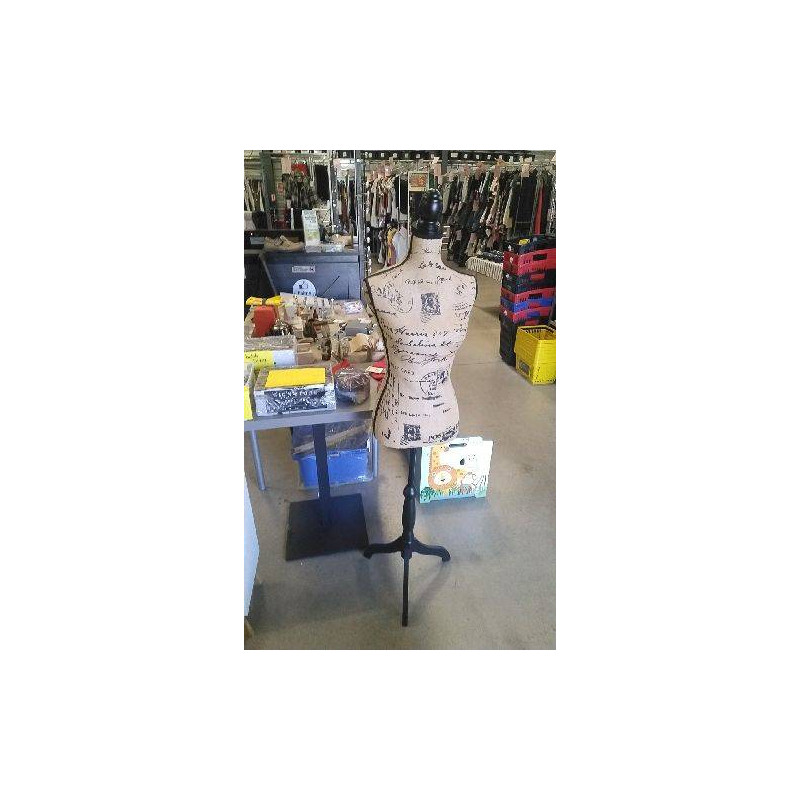 DECO BUSTE FEMME - TOILE DE JUTE