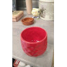 CACHE POT PM ROUGE