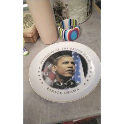 ASSIETTE DECO OBAMA