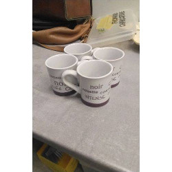 TASSES CAFE X4 