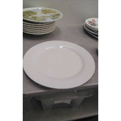 PLAT ROND BLANC 