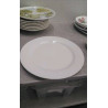 PLAT ROND BLANC 