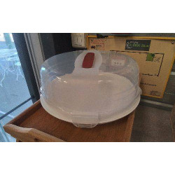 PLATEAU- CLOCHE PLASTIQUE GM