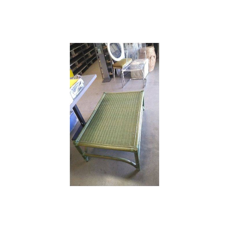 TABLE ROTIN VERTE (110X70)