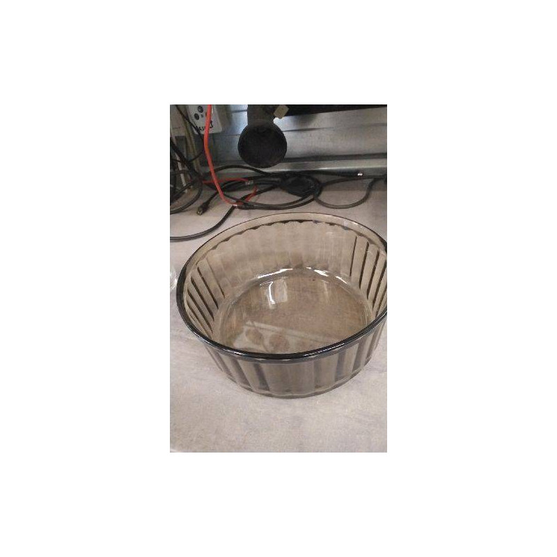 PLAT CREUX VERRE FUME 