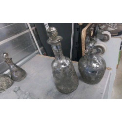 DECO CARAFE VERRE - ANCIEN 