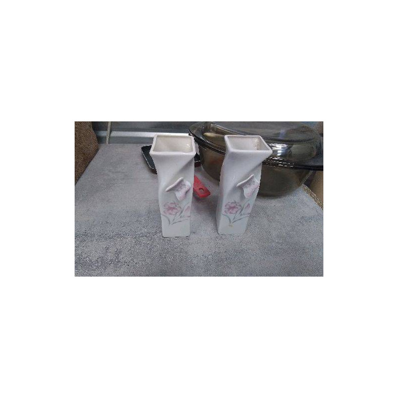 VASE BLANC CARRE PM 