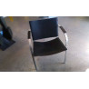 FAUTEUIL CUIR /ALU STYLE STOCKHOLM 