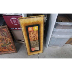 TOILE DECO  JAUNE- HENRI