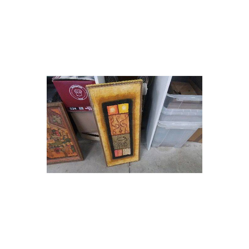 TOILE DECO  JAUNE- HENRI