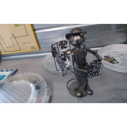 PORTE BOUTEILLES METAL/...