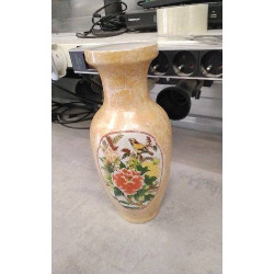 VASE MOTIF ASIATIQUE 