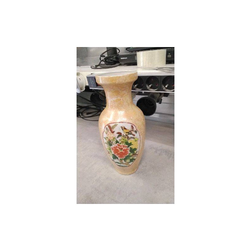 VASE MOTIF ASIATIQUE 
