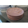 ASSIETTES A FONDUE ROSES 
