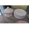 ASSIETTES A FONDUE + SALADIER 
