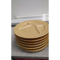 ASSIETTE A FONDUE GRES  X6 